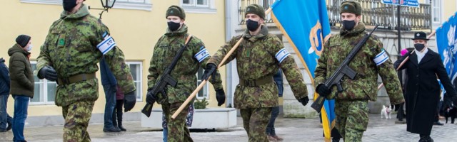 Eesti Vabariigi 103. aastapäeva tseremoonia Kuressaares