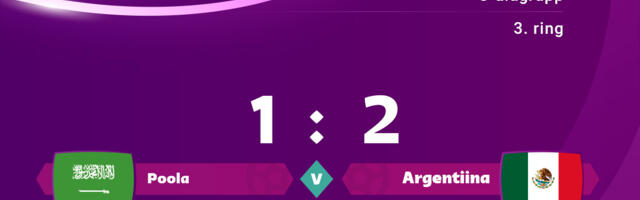 Mehhiko 2 : 1 parem Saudi Araabiast, mõlemad langesid turniirilt välja