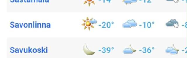 PILTUUDIS: päris külm on Soomes – brrr….