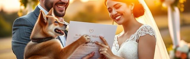 Teie lemmikloom võib olla teie pulma seaduslik tunnistaja nendes 29 USA osariigis