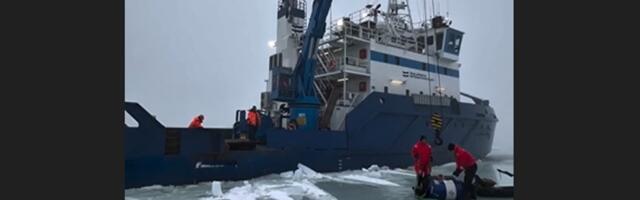 VIDEO | Riskantne retk! Vaata, kuidas Ruhnu vabatahtlikud tõid bensiini üle ohtliku jää