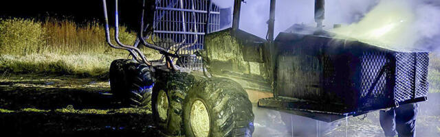 Tõrva vallas põles traktor