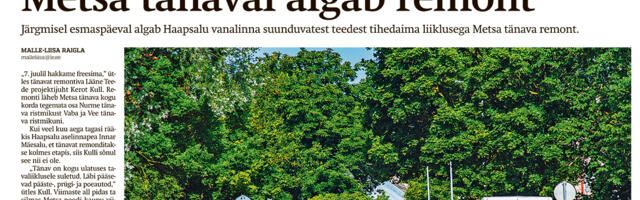 Lääne Elu paberleht teisipäeval, 1. juulil