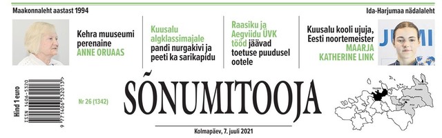 Sõnumitoojas 7. juulil.