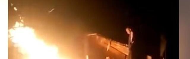 VIDEO | Eile õhtul tabas mürsk Ukrainas elumaja