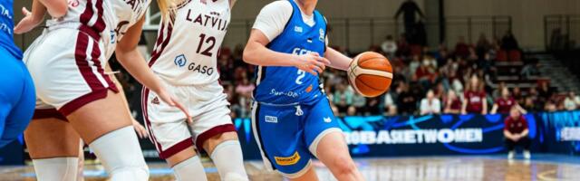 Eesti korvpallinaiskond kaotas Lätile 42 punktiga