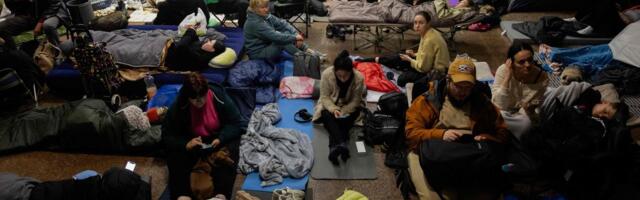 Kiievi metroos oli öösel varjul rekordarv – üle 41 000 inimese