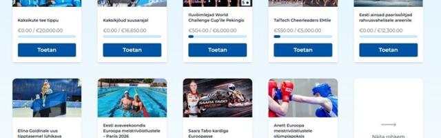Minu Sportlane platvorm avas 19 uut projekti