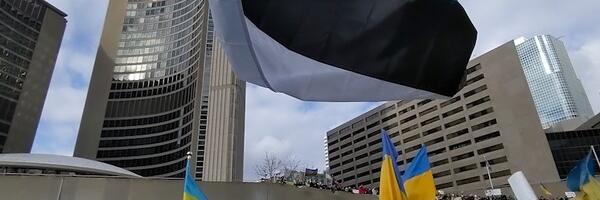 "Mega march" in support of Ukraine took over downtown Toronto