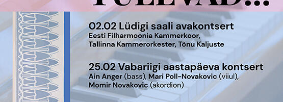Tuleb Lüdigi saali avamise kontsertide sari