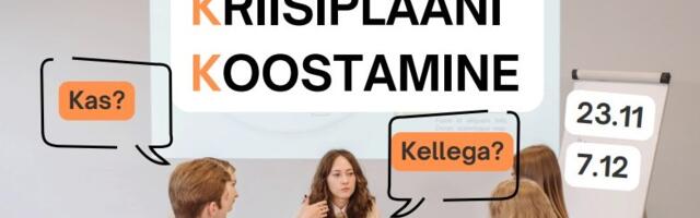 Osale kogukonna kriisiplaani koostamise koolitusel