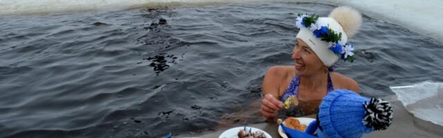 Talisuplejad katavad peolaua jääle