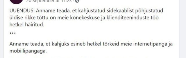 Luminor parandab juba 12. päeva oma tehnilist riket. "Kas neile tõrgetele on lõppu ka näha?"