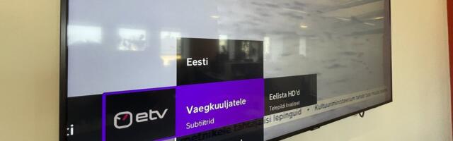 Tehisintellekt võtab üle: ETV ja ETV2 omasaadetele saab nüüd valida automaatsubtiitreid