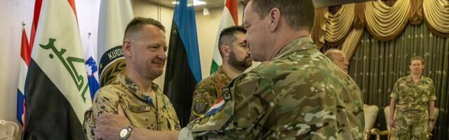 FOTOD ⟩ Eesti kaitseväelane pälvis Iraagis Ameerika Ühendriikide kaitseministri medali