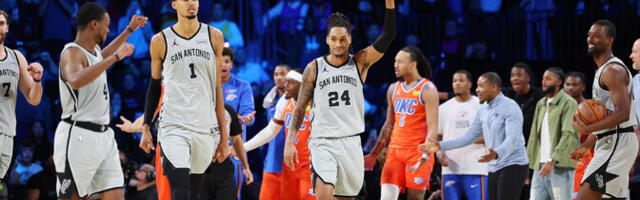 Spurs peatas karikavõistlustel Thunderi ja kohtub finaalis Knicksiga