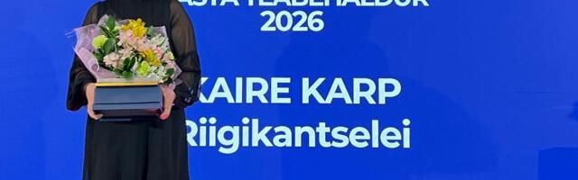 Aasta teabehaldur 2026 Kaire Karp viib teabehalduse uuele tasemele