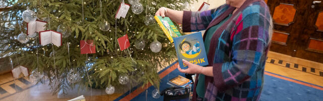 SOS Lasteküla patrooni Sirje Karise eestvõttel said pered jõuluks lugemisrõõmu