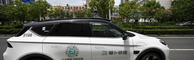 Ulatuslik süsteemirike sundis Hiina robotaksod keset teed peatuma