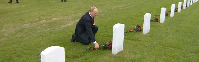 VIDEO: Putin pani pärast Alaska kohtumist lilled USA-s hukkunud nõukogude sõdurite haudadele