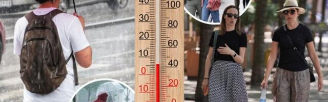 NAKON TROPSKOG DANA STIŽE HAOS! Temperature danas do 35 stepeni, posle podne pljuskovi, grmljavina i grad!