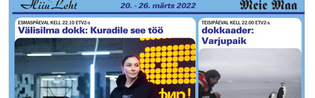 TV-kava 20.-26. märts 2022