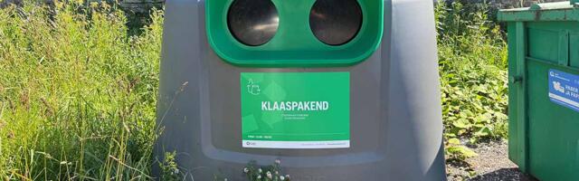 Klaas­pa­ken­di­te uued  kon­tei­ne­rid Kuu­sa­lu ja  Raa­si­ku val­las ning Lok­sal