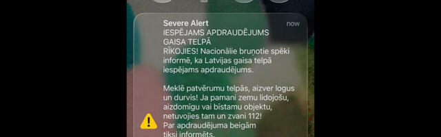 Aruanne: droonihäired ei tekitanud Lätis paanikat ning eriti palju inimesi ei lahkunud
