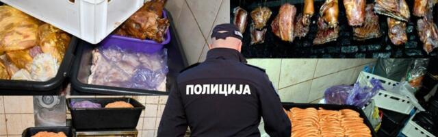 Pronađeno tri tone sumnjivog mesa u Smederevu: Vlasniku mesare stavljene lisice na ruke (FOTO)