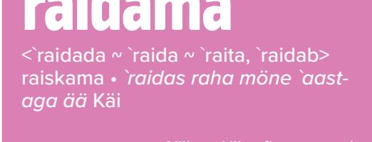 JUHTKIRI | Oleks narr võimalus raidu lasta