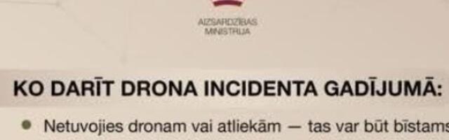 Õhuohust teatati ka Läti idaosas