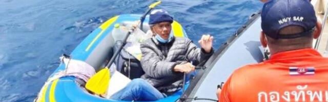 Oma naist igatsev mees võttis kummipaadiga ette 2000 kilomeetrise merereisi