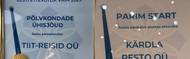 TUNNUSTUS | Tiit Reisid ja Hiiumaa Pruulikoja Resto pärjati parimateks väikeettevõteteks