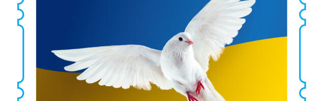 2022. aasta postmark on „Au Ukrainale!“