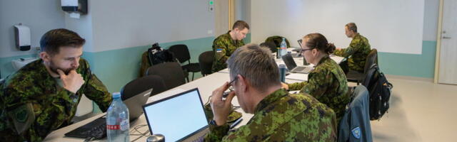 Kaitseväe Akadeemia harjutas õppusel Emajõe Kilp rühma kuni brigaadi tasemel taktikalisi tegevusi