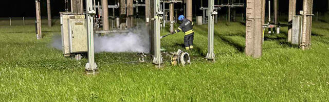 Tõrva vallas süttis alajaama trafo