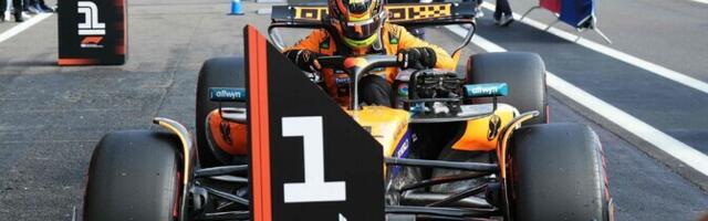 Piastri näitas sprindi kvalifikatsioonis võimu