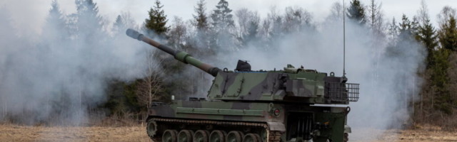 Liikursuurtükk K9 Kõu tegi Eestis esimesed testlasud