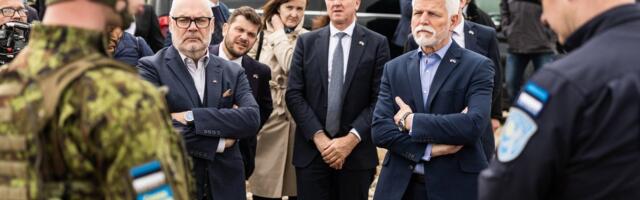 FOTOD | Eesti ja Tšehhi presidendid külastasid Balti kaitsevööndi rajatisi
