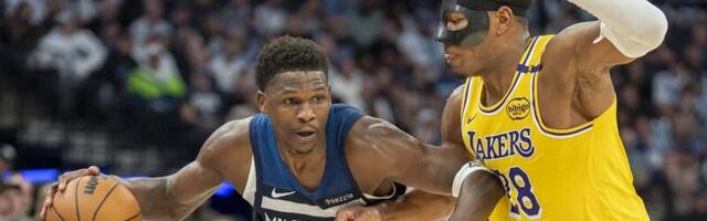 VIDEO | Timberwolves asus Lakersi vastu taas seeriat juhtima