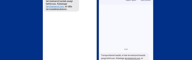 Hoiatus: transpordiameti nime alt levivad libasõnumid