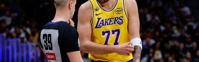 Järjekordse tehnilise vea saanud Luka Doncic viis Lakersi kaotusseisust võidule