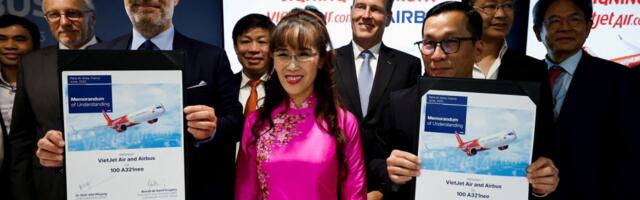 Airbusi kõva müügihoog sai lisa Vietnamist