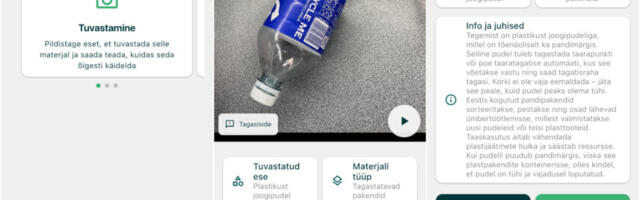 Proovime järele. Tallinnas testitakse äppi, mis ütleb foto põhjal, kuhu prügi ja jäätmed tuleb viia
