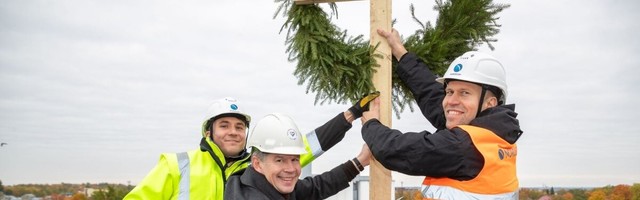 PILDID: Maarjamõisa uued ravikorpused saavutasid tipukõrguse