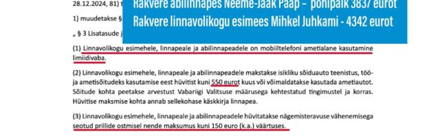 Rakvere kõrgepalgalised linnajuhid ei tule omadega toime