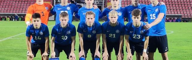 Eesti U19 jalgpallikoondis mängis tugeva Portugaliga viiki