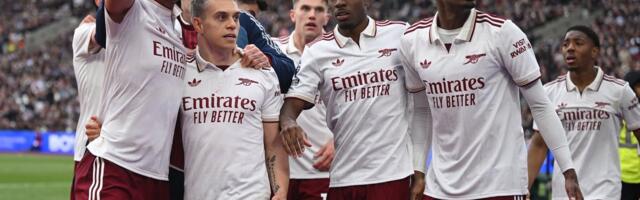 Draamat täie raha eest! West Hami üleminutite viigivärav tühistati, Arsenal jõudis Inglismaa meistritiitlist kahe võidu kaugusele