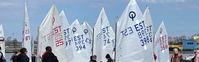 Saaremaa noored purjetajad särasid mairegatil aprillis