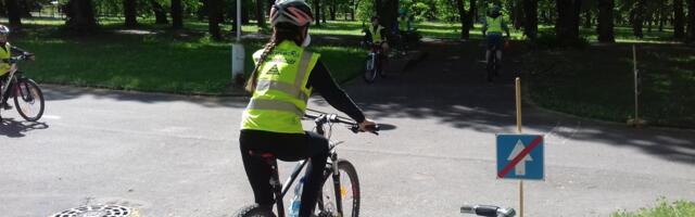 Aprillis alustavad taas Tartu linna laste jalgrattakooli kevadkursused
